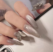 Press On Nails HGW | Kit Uñas Postizas Elegantes y Fáciles de Aplicar - Imagen 18